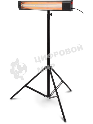 Обогреватель инфракрасный Starwind SHIRC-1010, черный, кварцевый, 1000 Вт, 18 м2