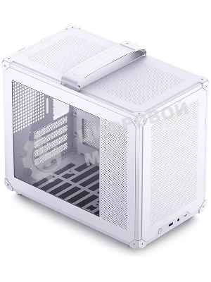 Компьютерный корпус без блока питания JONSBO C6 MAX Handle, Mini-Tower, TG, no fan, 1xUSB-A 3.0 + 1xUSB-C 3.1, mATX, mITX белый