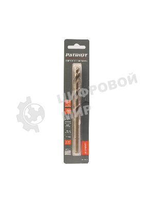 Сверло PATRIOT EXPERT по металлу, Р6М5К5, 12,0 мм, 1шт в блистере