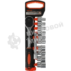 Набор инструмента AUTOVIRAZH AV-011012 12 пр.((трещетка 1/2+ удлиннитель+10 торцевых головок))