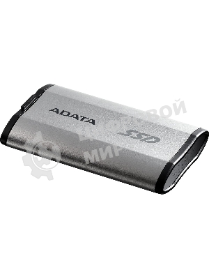 Внешний SSD ADATA SD810, 1TB, USB 3.2 Gen 2x2 Type-C, R/W 2000/2000, серебристый