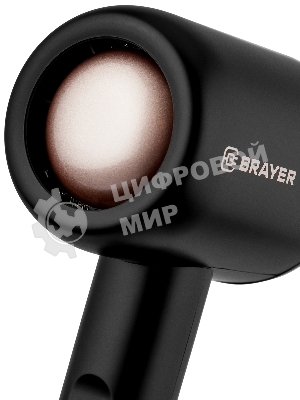 Фен BRAYER BR3027 черный, 1000 Вт