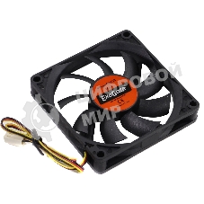 Вентилятор для корпуса ExeGate EX08015S3P черный, 80 мм, 2000 об/мин, 20.5 дБ, 3 pin