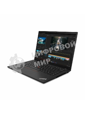 Ноутбук Lenovo ThinkPad T14 Gen 4 i7-1355U 16Gb SSD 512Gb Intel UHD Graphics 14 WUXGA IPS TS Cam 39.3Вт*ч Win11Pro(ENG) KBD RU\ENG Черный 21HD0077US
