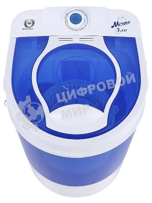 Стиральная машина Мечта WMS S303UT01 бело-синяя, загрузка вертикальная 3кг, 300 об/мин., класс: A+