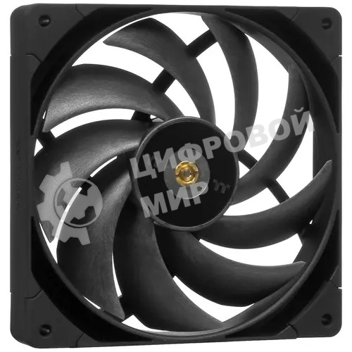 Вентилятор для корпуса Thermaltake TOUGHFAN 14 Pro черный, 140 мм, 2000 об/мин, 31.6 дБ, 4 pin