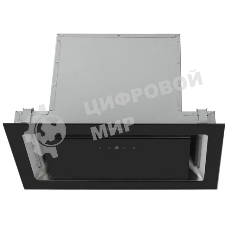 Вытяжка встраиваемая Krona Selina 600 Glass S черный, 52 см, 1300 куб. м/ч, 61 дБ