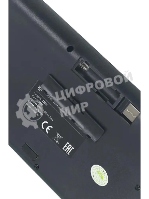 Комплект клавиатура+мышь Logitech MK220 беспроводной, USB, 1000 DPI, чёрный