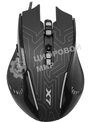 Мышь проводная A4Tech X87 черный, 2400 dpi, USB, кнопки - 8