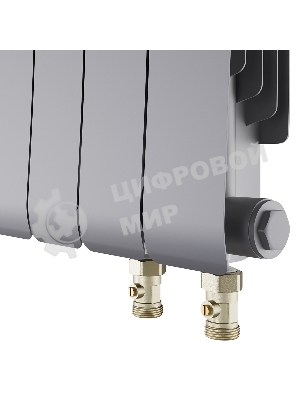 Радиатор Royal Thermo Infinity 500 Silver Satin VR80 - 8 секц.