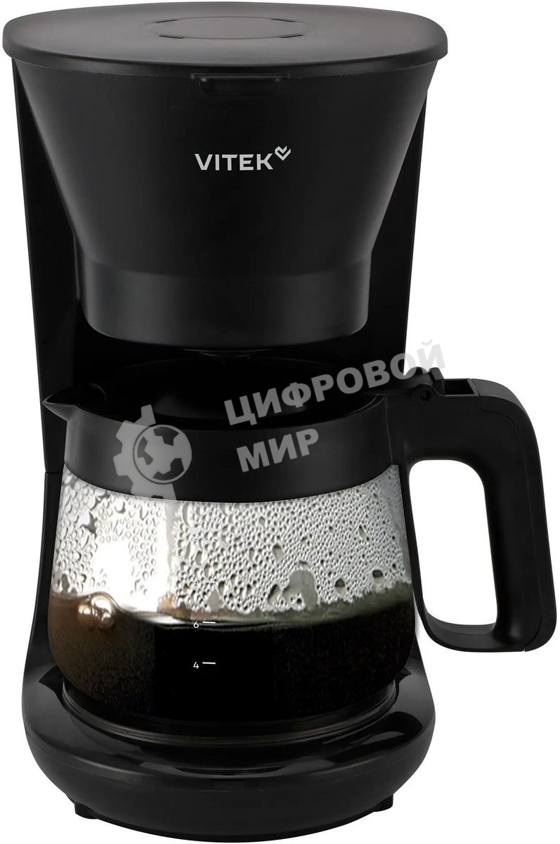 Кофеварка капельная Vitek VT-CMD1700 900Вт черный