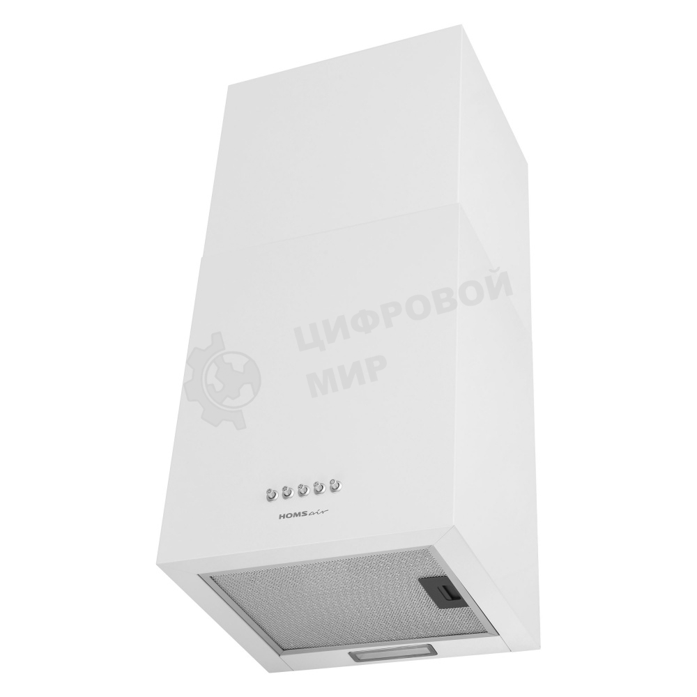 Вытяжка пристенная HOMSair Phlox Push 40 белый, 40 см, 700 куб. м/ч, 54 дБ