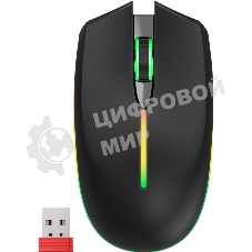 Мышь беспроводная Defender Fusion MM-283 черный, 3200 dpi, радиоканал, Bluetooth, USB, кнопки - 4