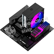 Кулер для процессора ID-COOLING SE-214-XT V2 LGA1851/1700/1200/115X/AM5/AM4 (16шт/кор, TDP 200W, PWM, 4 тепл.трубки прямого контакта, FAN 120мм, Random Spectrum Lighting) RET