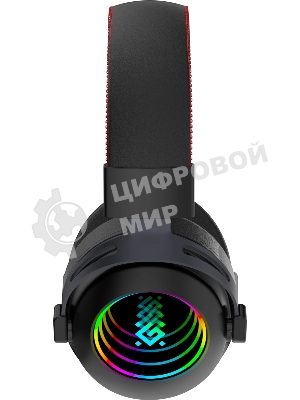 Гарнитура Defender Echo чёрный, проводная, подсветка