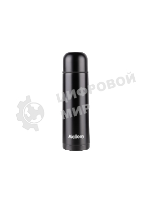 Термос из нерж. стали SOLIDO, 0,5 л, черный