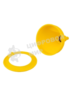 Воронка пластиковая Denzel 160 мм с металлическим ситом и гибким наконечником