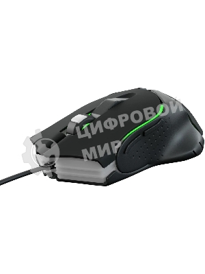 Мышь проводная GMNG 703GM черный, 3200 dpi, USB, кнопки - 6