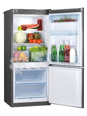 Холодильник Pozis RK-101 графитовый двухкамерный 156/57 л морозилка снизу