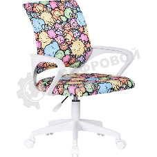 Кресло компьютерное детское Defender Fiesta солнце&цветы, ткань, класс 1