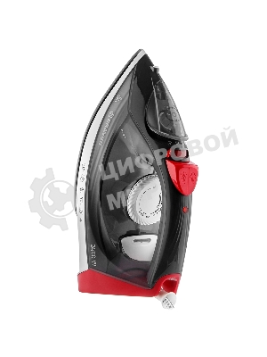 Утюг BRAYER BR4011 черный/белый/красный, 2400 Вт, 20 г /мин, 140 г/мин, 330 мл