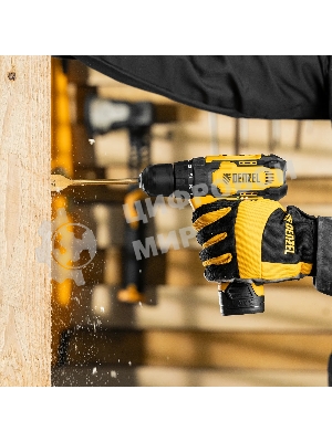 Дрель-шуруповерт Denzel CDQ-12, 12 В, 1,5 Ач, 30 Нм, щеточный