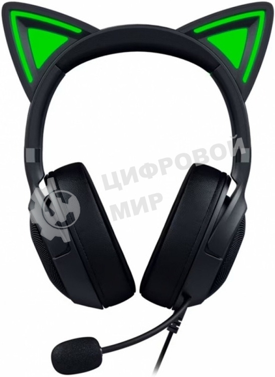 Гарнитура проводная Razer Kraken Kitty V2 - черный Headset черный