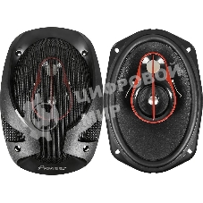 Колонки автомобильные Pioneer TS-R6951S 400Вт 4Ом 15x23см (6x9дюйм) (ком.:2кол.) коаксиальные трехполосные