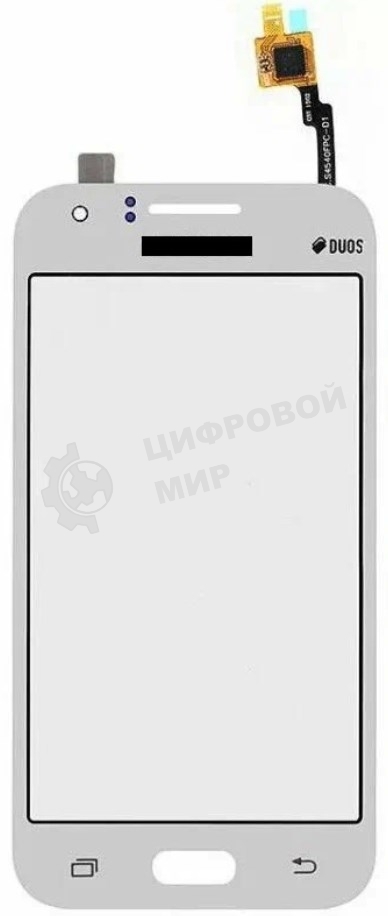 Сенсорное стекло (тачскрин) для Samsung Galaxy J1 SM-J100, белое