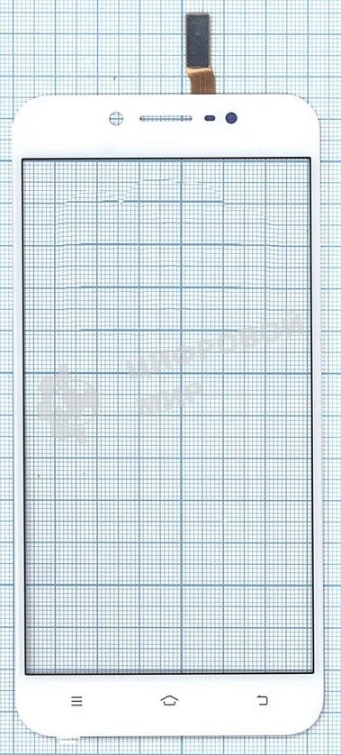 Сенсорное стекло (тачскрин) для Vivo V5s, белое