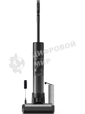 Пылесос моющий Dreame Wet and Dry Vacuum H12 Pro серый, питание от аккумулятора, 300 Вт, уборка влажная/сухая, пылесборник 0,9 л, работа от АКБ max - 35 мин