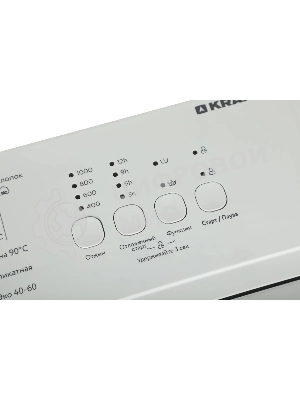 Стиральная машина Kraft KF-UME6201W белый, загрузка вертикальная 6 кг, 1000 об/мин., класс: А+++