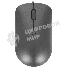 Мышь проводная Lenovo 540 темно-серый, 2400 dpi, USB-C, кнопки - 4