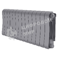 Радиатор биметаллический Royal Thermo Infinity 300 Silver Satin - 14 секц.