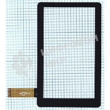 Сенсорное стекло (тачскрин) Ritmix 7, черное