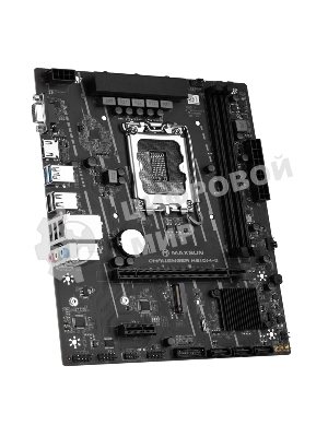 Материнская плата Maxsun MS-Challenger H610M-D, LGA 1700, Intel H610, 2xDDR4, 3xSATA, 1xM.2, 1xPCIe 4.0 x16, 1xPCIe x1, 1xHDMI, 1xVGA, 1x 1Gb LAN, 2xUSB 3.2 Gen 1, 4xUSB 2.0, 3x3.5 мм, 5.1, mATX