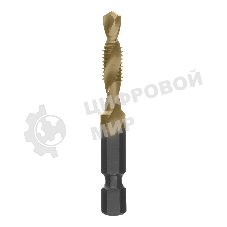 Сверло-метчик Denzel М6 х 1,0 мм, Р6М5