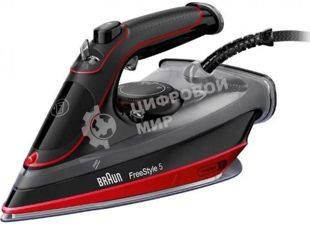 Утюг Braun SI5057RD красный/черный, 2700 Вт, 50 г/мин, 220 г/мин, 330 мл