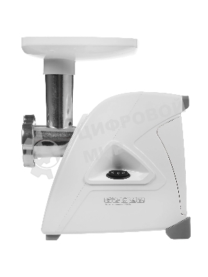 Мясорубка электрическая Аксион М35.01 белый, 1500 Вт, 1.7 кг/мин, реверс, защита от перегрузки, насадки - 4