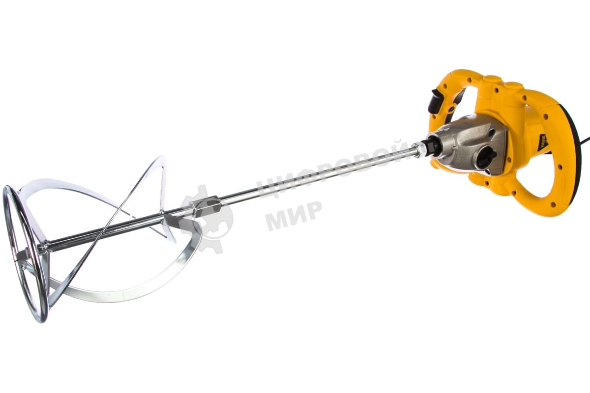 Миксер строительный Denzel EM-1-1600 1600 Вт 180-460/300-750 об/мин