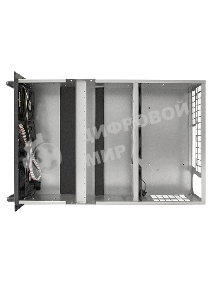 Корпус для майнинга ExeGate EX288960RUS Pro 8-650 без БП, 2*USB, 6*fan 120мм, места под: 8 видеокарт, 1 БП