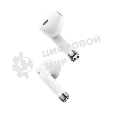 Наушники TWS Hoco ES56 белый, вкладыши, Bluetooth, до 4 ч.