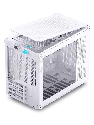 Компьютерный корпус без блока питания JONSBO C6 MAX Handle, Mini-Tower, TG, no fan, 1xUSB-A 3.0 + 1xUSB-C 3.1, mATX, mITX белый