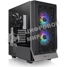 Компьютерный корпус Thermaltake Ceres 300 TG ARGB черный без БП ATX 3x140мм 2xUSB 3.0 1xUSB3.1 audio bott PSU