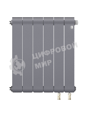 Радиатор Royal Thermo Infinity 500 Silver Satin VR80 - 6 секц.