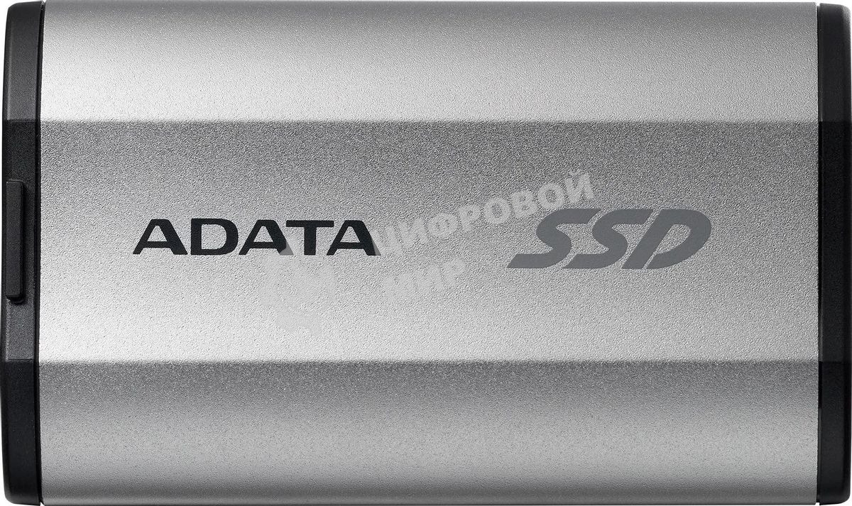 Внешний SSD ADATA SD810, 1TB, USB 3.2 Gen 2x2 Type-C, R/W 2000/2000, серебристый