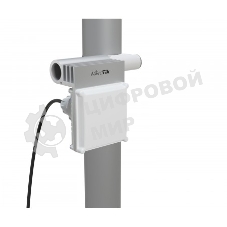 Точка доступа MikroTik CubeSA 60Pro ac (60Ghz antenna, 802.11ay wireless and 5GHz 802.11ac backup, 4 core x 716MHz CPU, 256MB RAM, 1 x Gigabit LAN port, RouterOS L4, POE, PSU) for use as an AP in Point-to-Multipoin