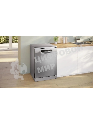 Посудомоечная машина Bosch SMS4HVI00E, серебристый, 60 см, 14 компл., сушка интенсивная, 46 дБ, класс D