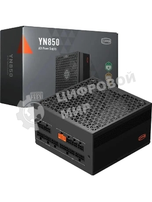 Блок питания PCCOOLER, 850W 80+ Gold (ATX, 3.1, PCIe 5.1 600W, Full modular, 1x24(20+4)pin 550мм, 2xCPU 8(4+4)pin 650мм, 3xPCIe 8(6+2)pin 500мм, 1x12V(2x6) 12+4pin 650мм, 3xSATA*3+MOLEX4pin*1 450+120+120+120мм, Active, 135x135mm, 150x150x86mm, APFC, OVP, UVP, OCP, SCP, OTP, OPP, SPD)