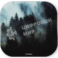 Весы напольные электронные Hyundai H-BS03761 макс.180кг темно-зеленый